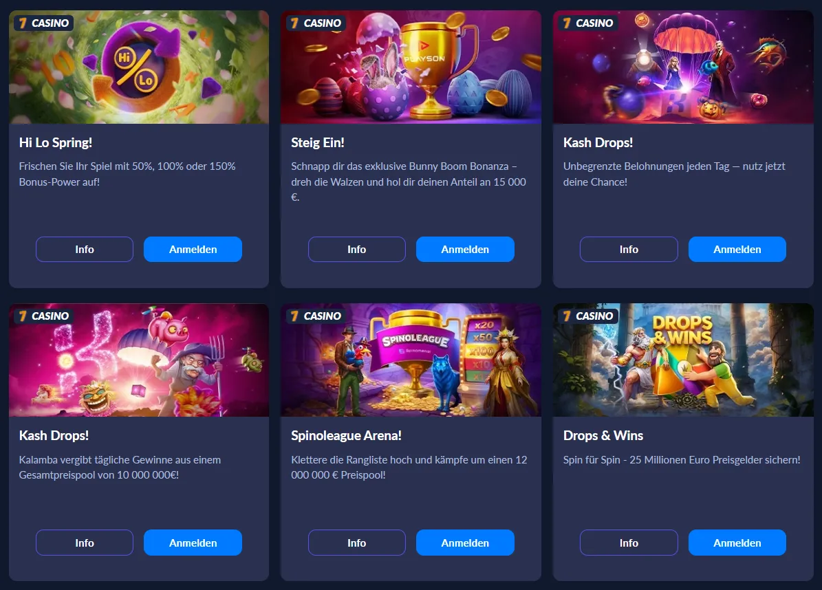 Bison Casino Willkommensbonus und Aktionen
